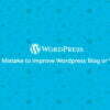 Improve WordPress
