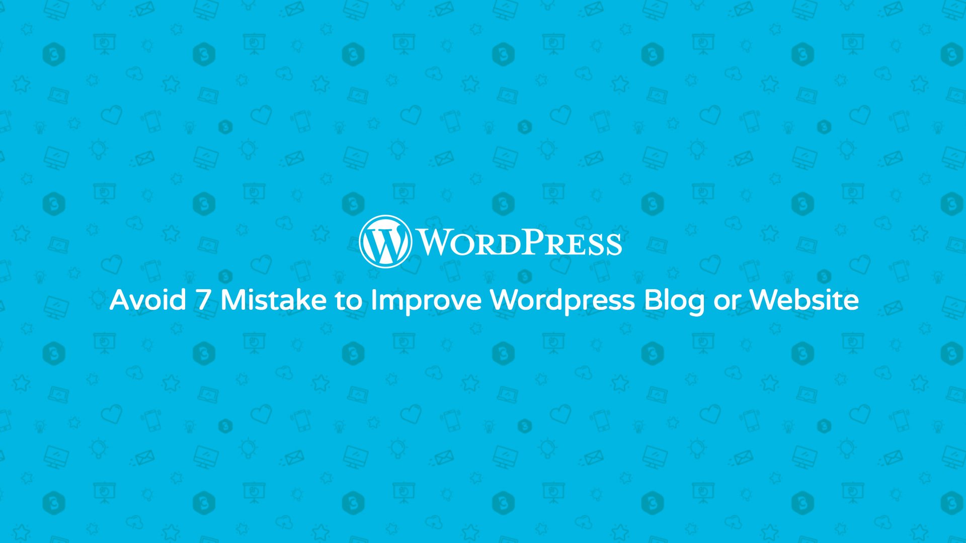 Improve WordPress