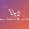 Laravel Socialite Twitter Login