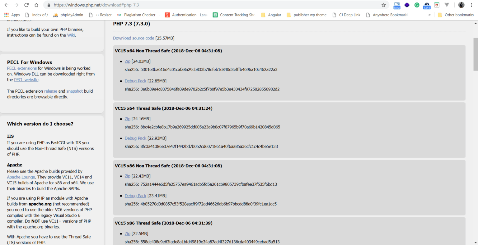 Php modules. How to Run Apache.