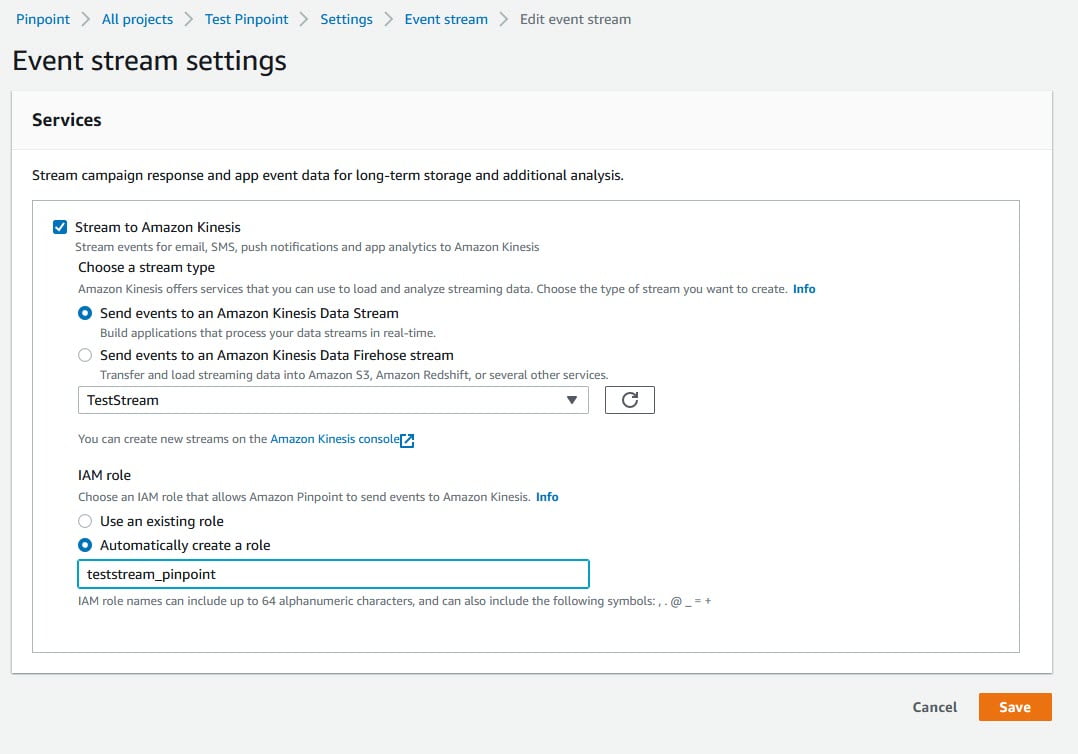 How to setup Amazon Kinesis Data Stream with Amazon Pinpoint (Part 3 ...